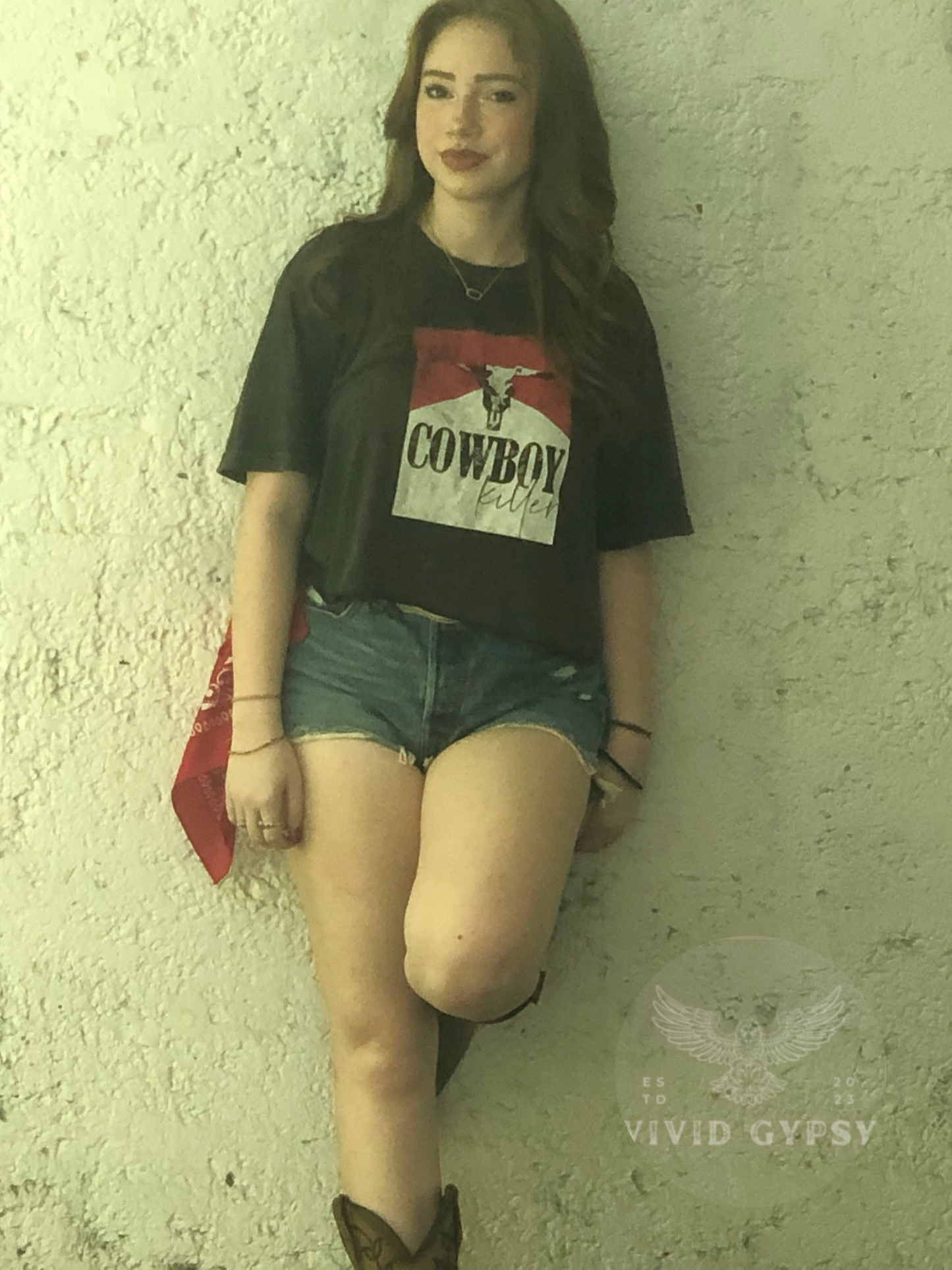 Cowboy Killer - Vintage Crop Top