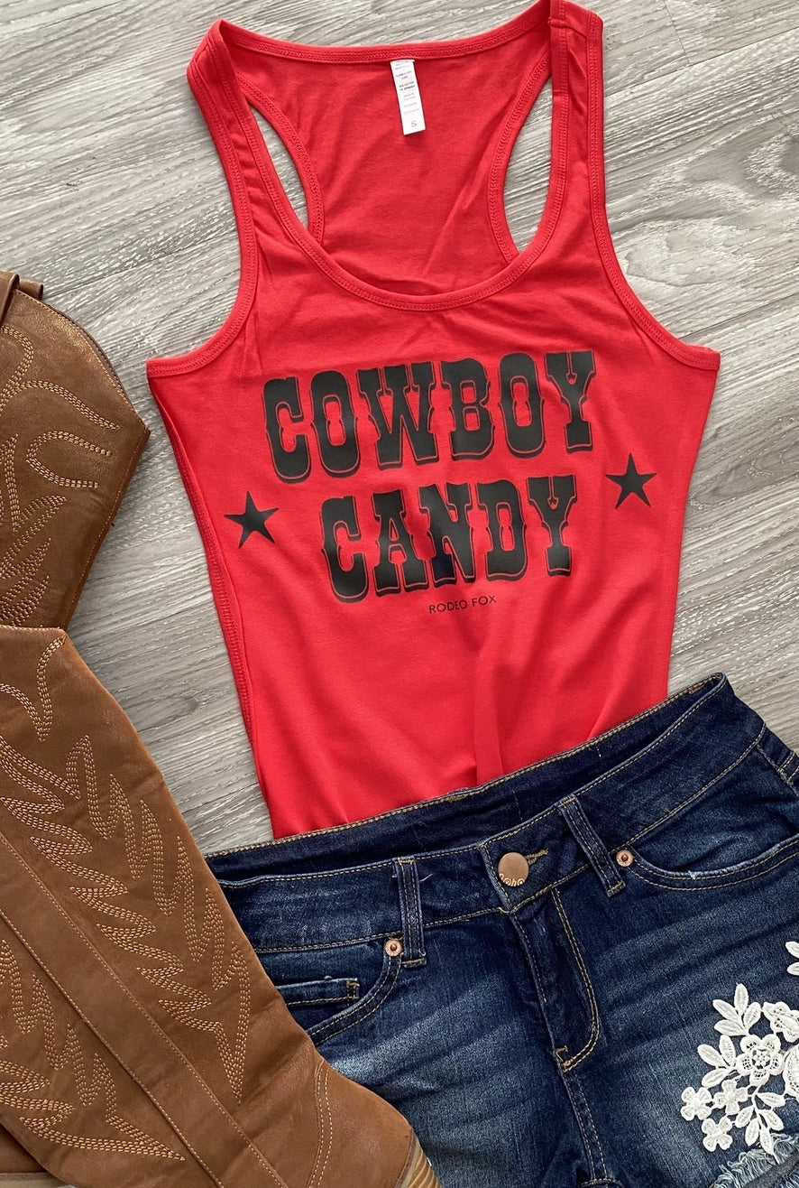Cowboy Candy Country Yallternative Gothic Cowgirl Tank Top