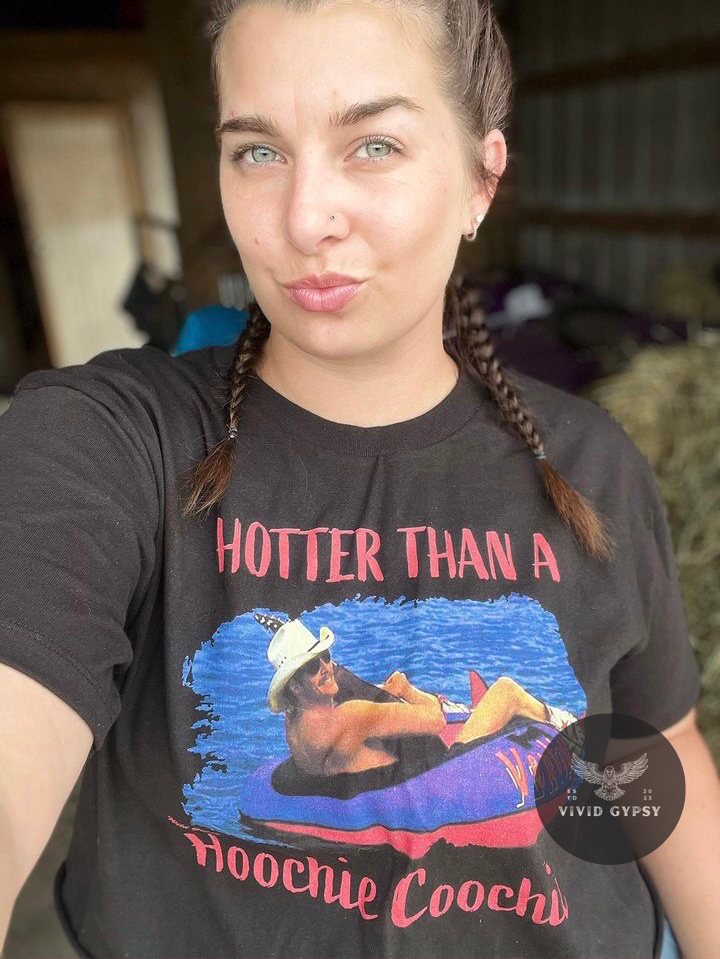 Hotter Than A Hoochie Coochie - Crop Top
