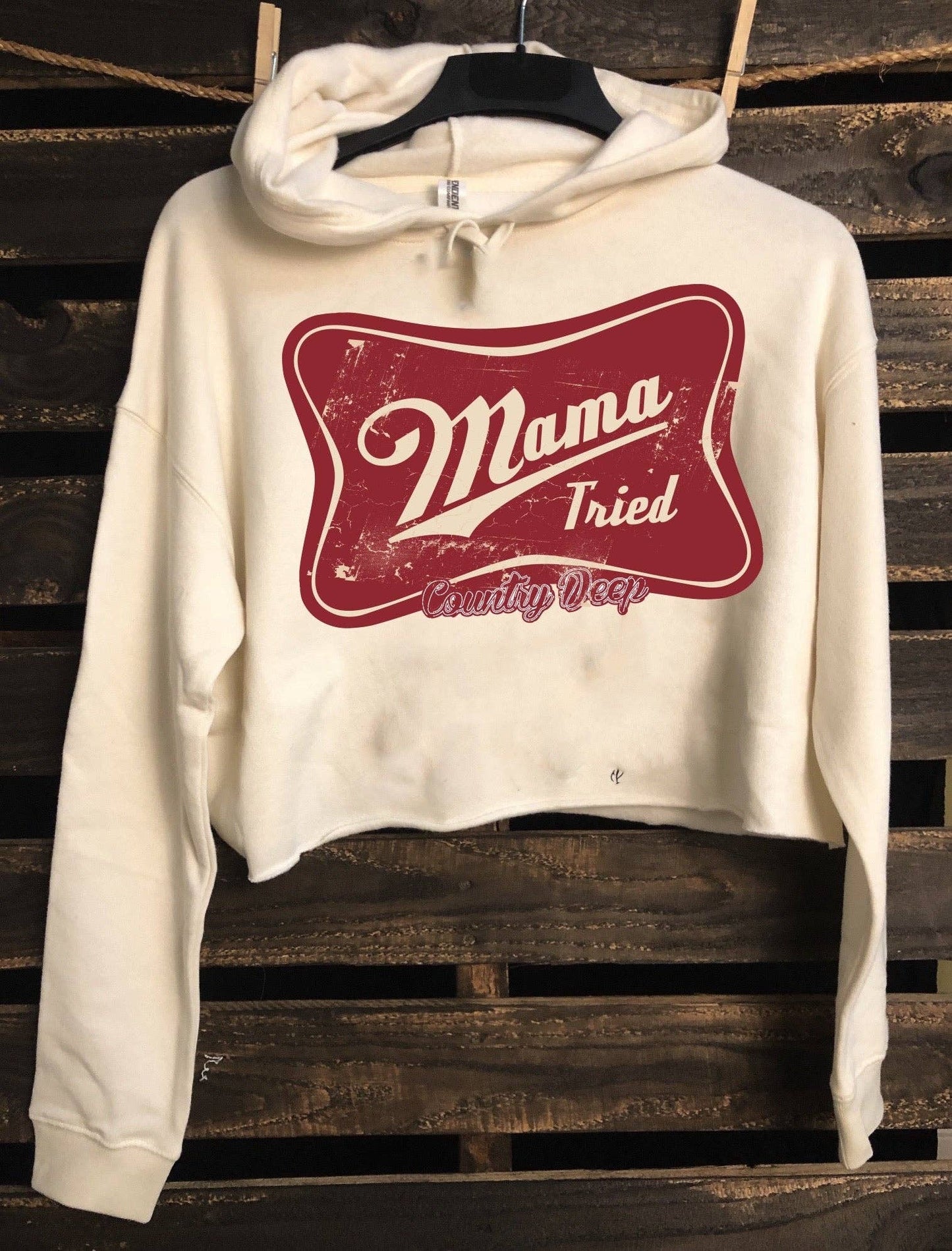 Mama Tried Cropped Hoodie