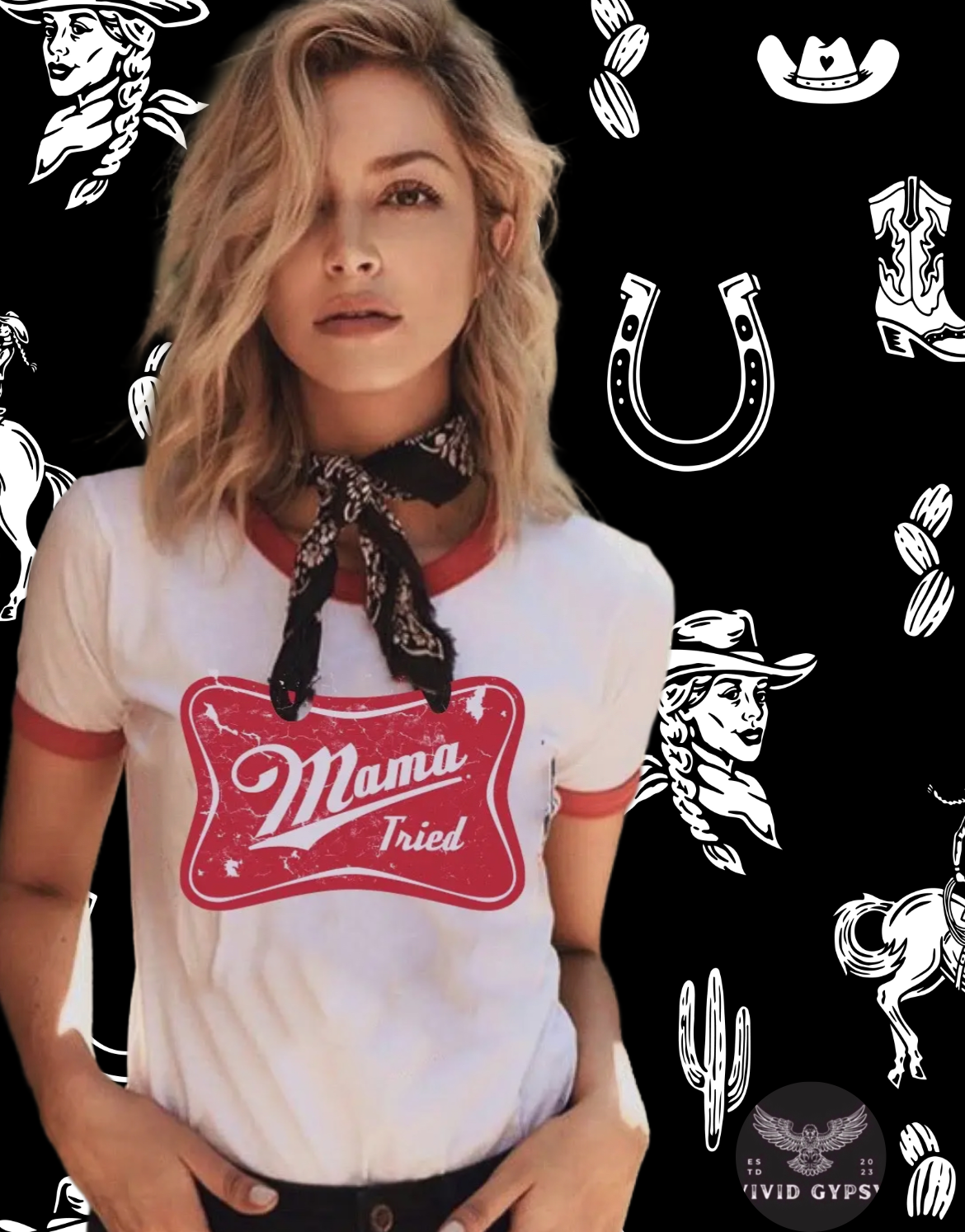 Mama Tried Ringer Vintage T-shirt