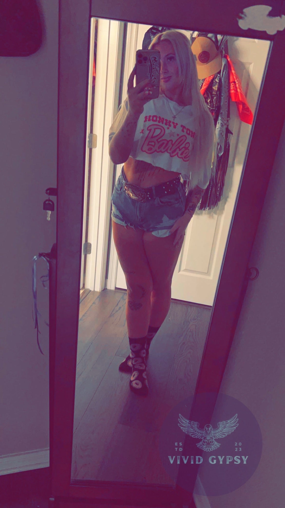 Honky Tonk Barbie - Crop Top