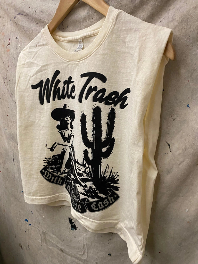 White Trash with a Little Cash' Muscle Top