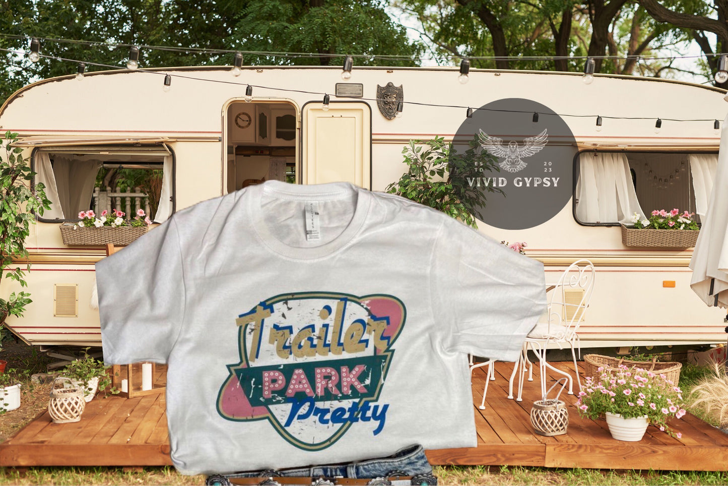 Trailer Park Pretty - Crop Top