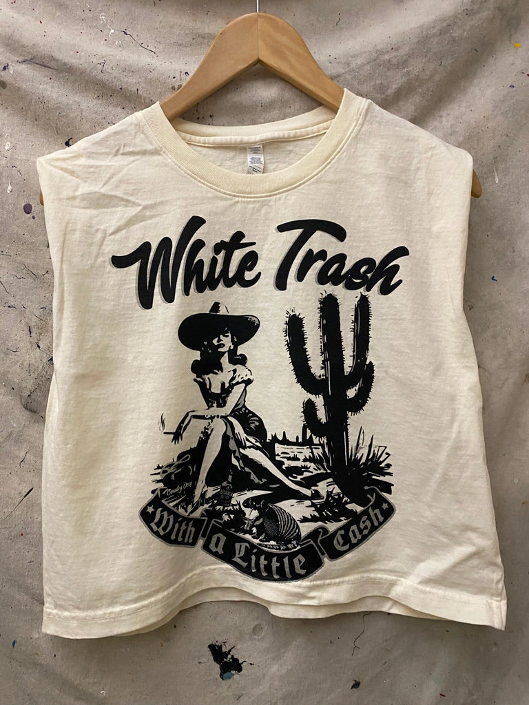 White Trash with a Little Cash' Muscle Top