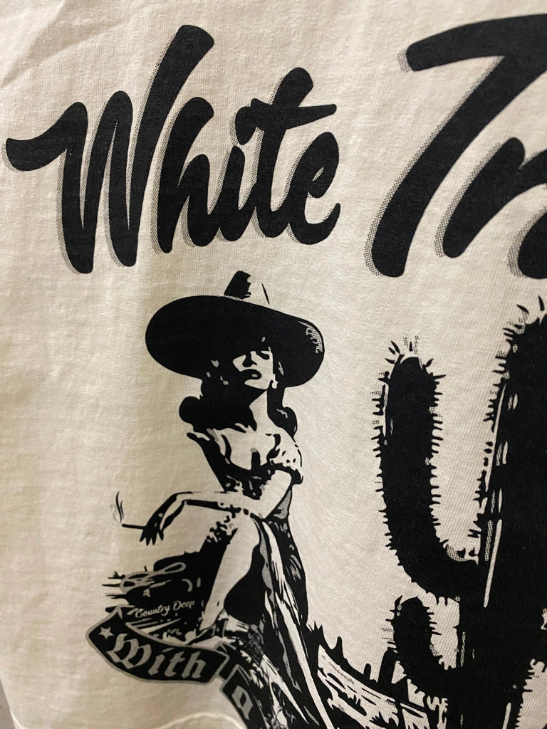 White Trash with a Little Cash' Muscle Top