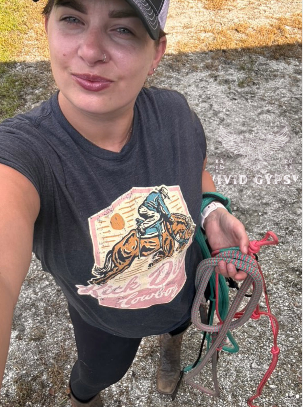 Kick Dust Cowboy Tee