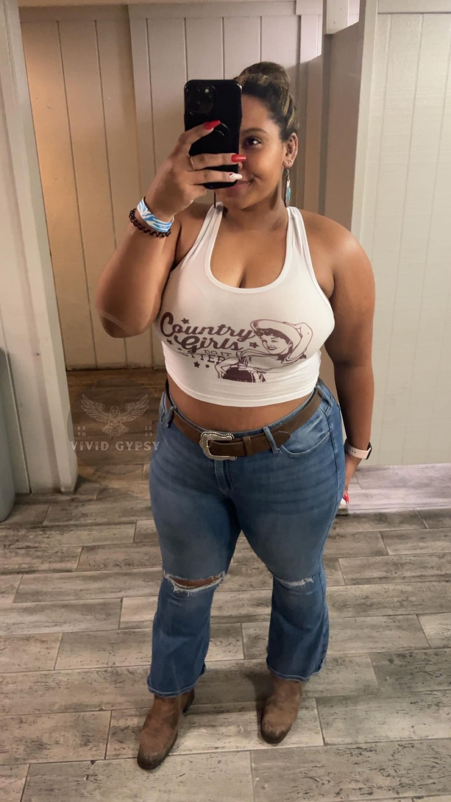 Country Girls Do It Better - Crop Tank Top