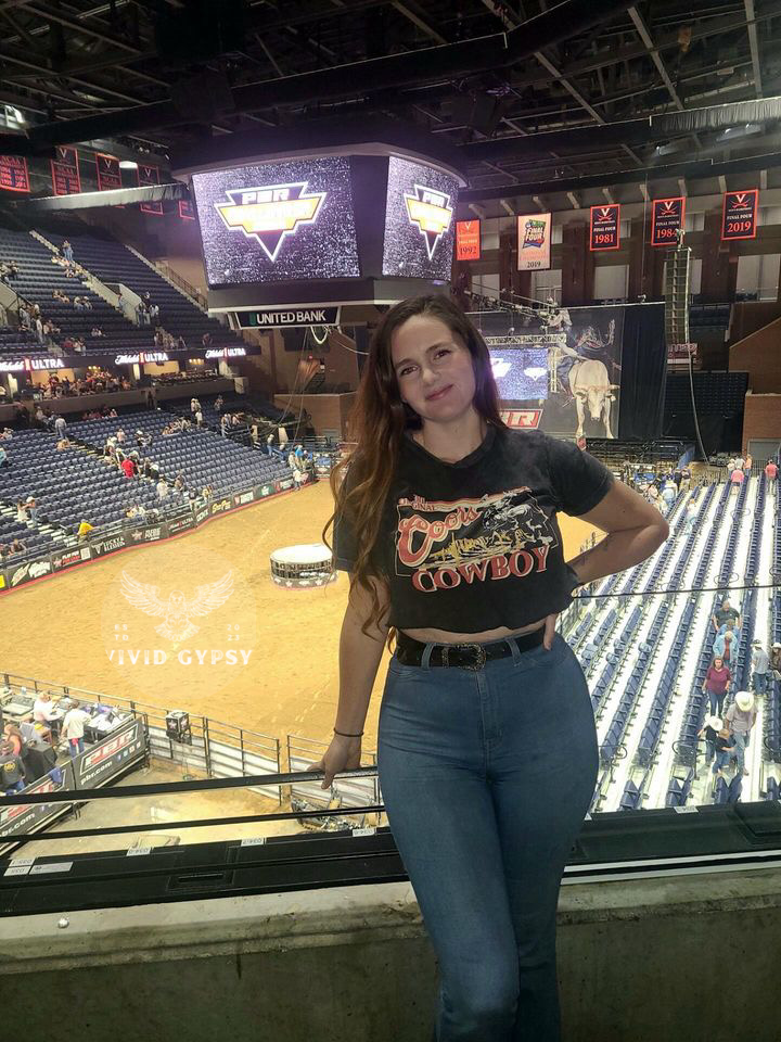 The Original Coors Cowboy - Vintage Cropped Top