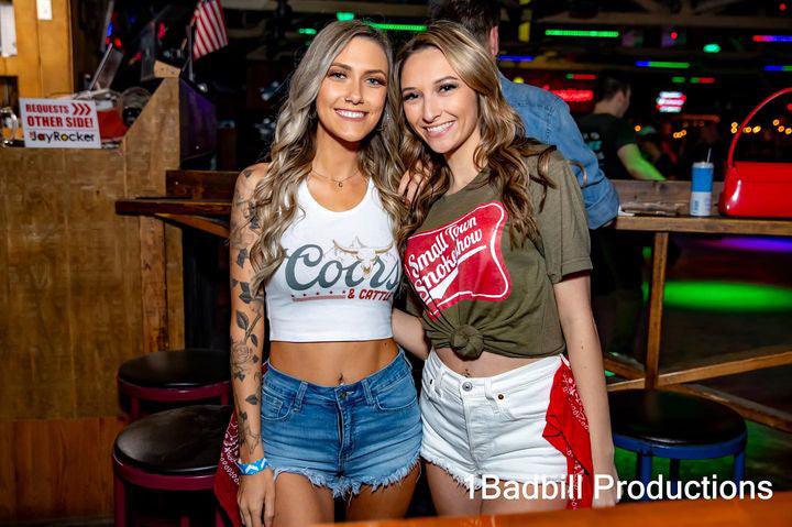 Coors & Cattle - Crop Tank Top