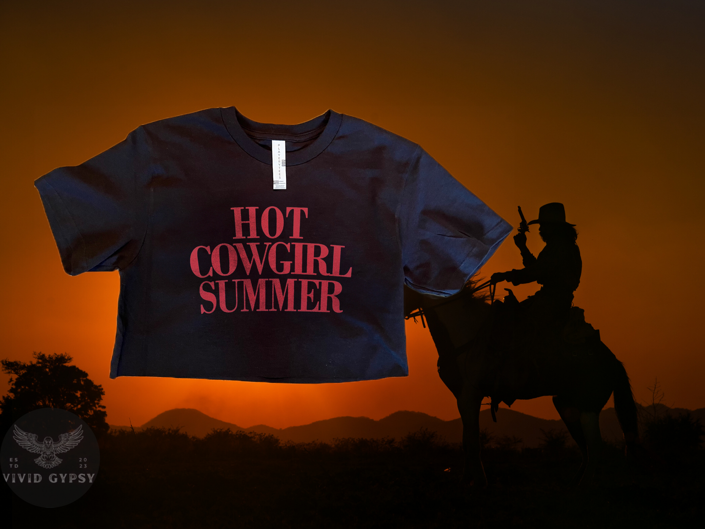 Hot Cowgirl Summer Crop Top