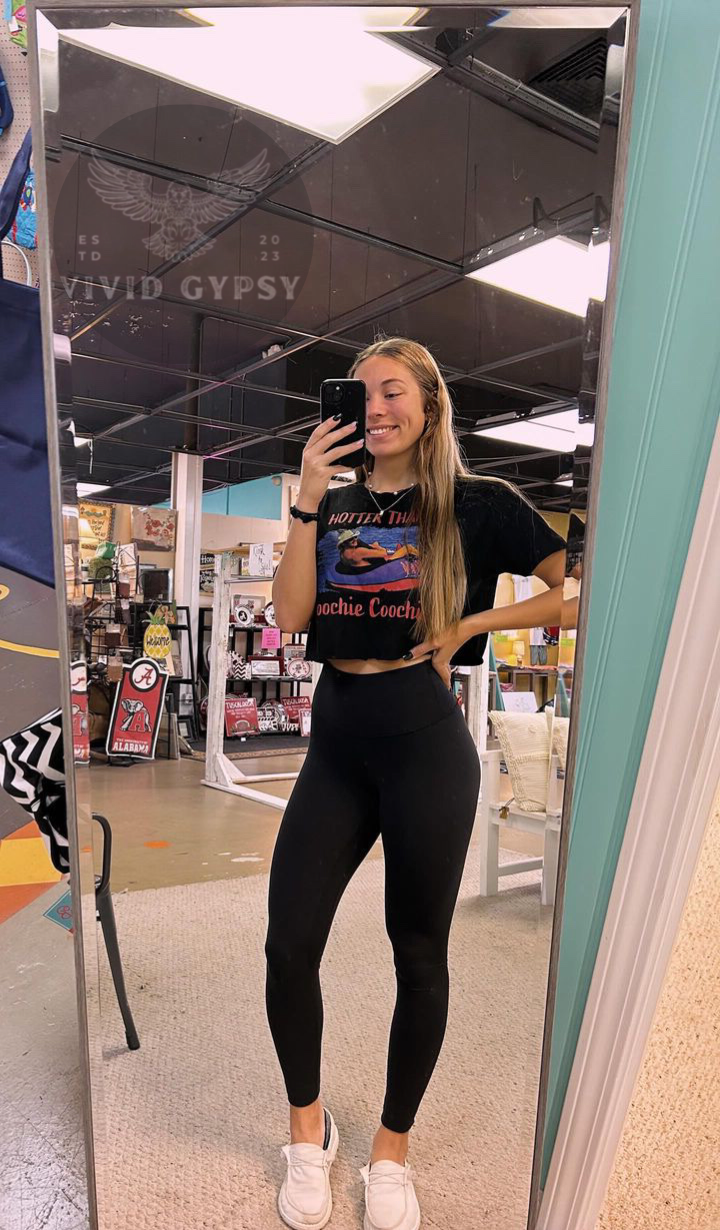 Hotter Than A Hoochie Coochie - Crop Top