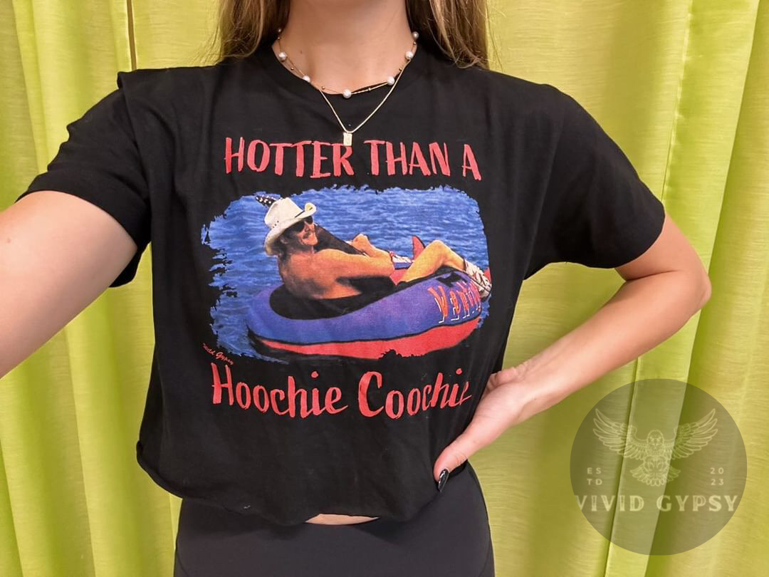 Hotter Than A Hoochie Coochie - Crop Top