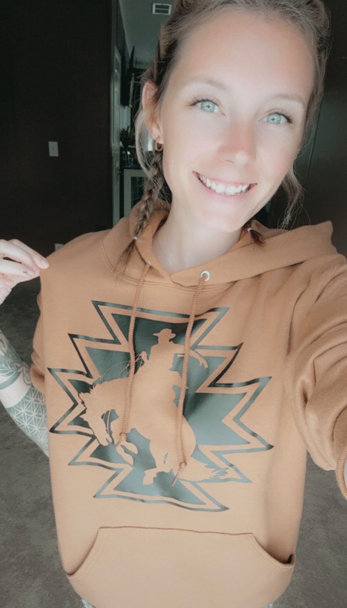 Buckin Aztec Hoodie