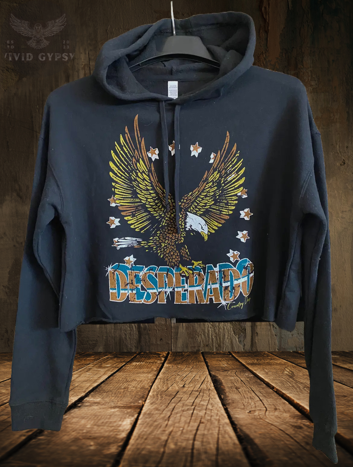 Desperado Cropped Hooded Sweatshirt