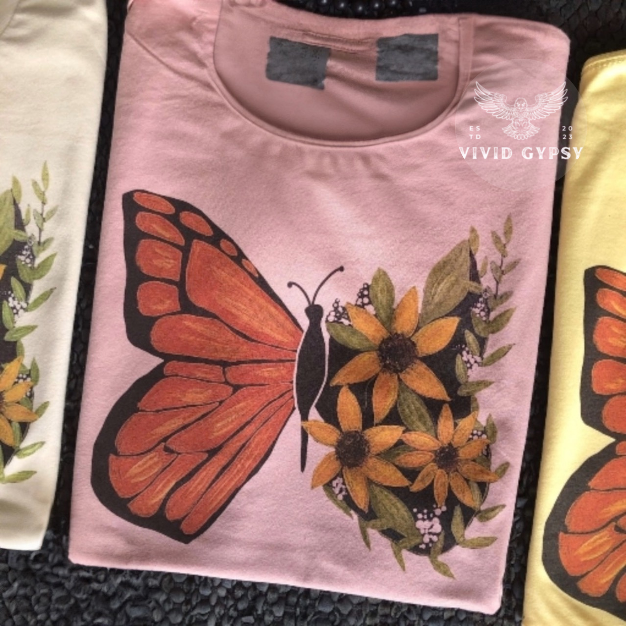 Flutter by butterfly t-shirt