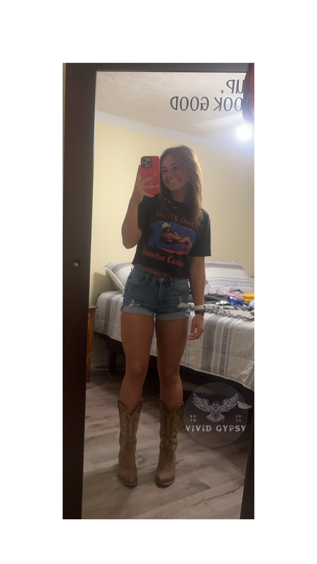 Hotter Than A Hoochie Coochie - Crop Top