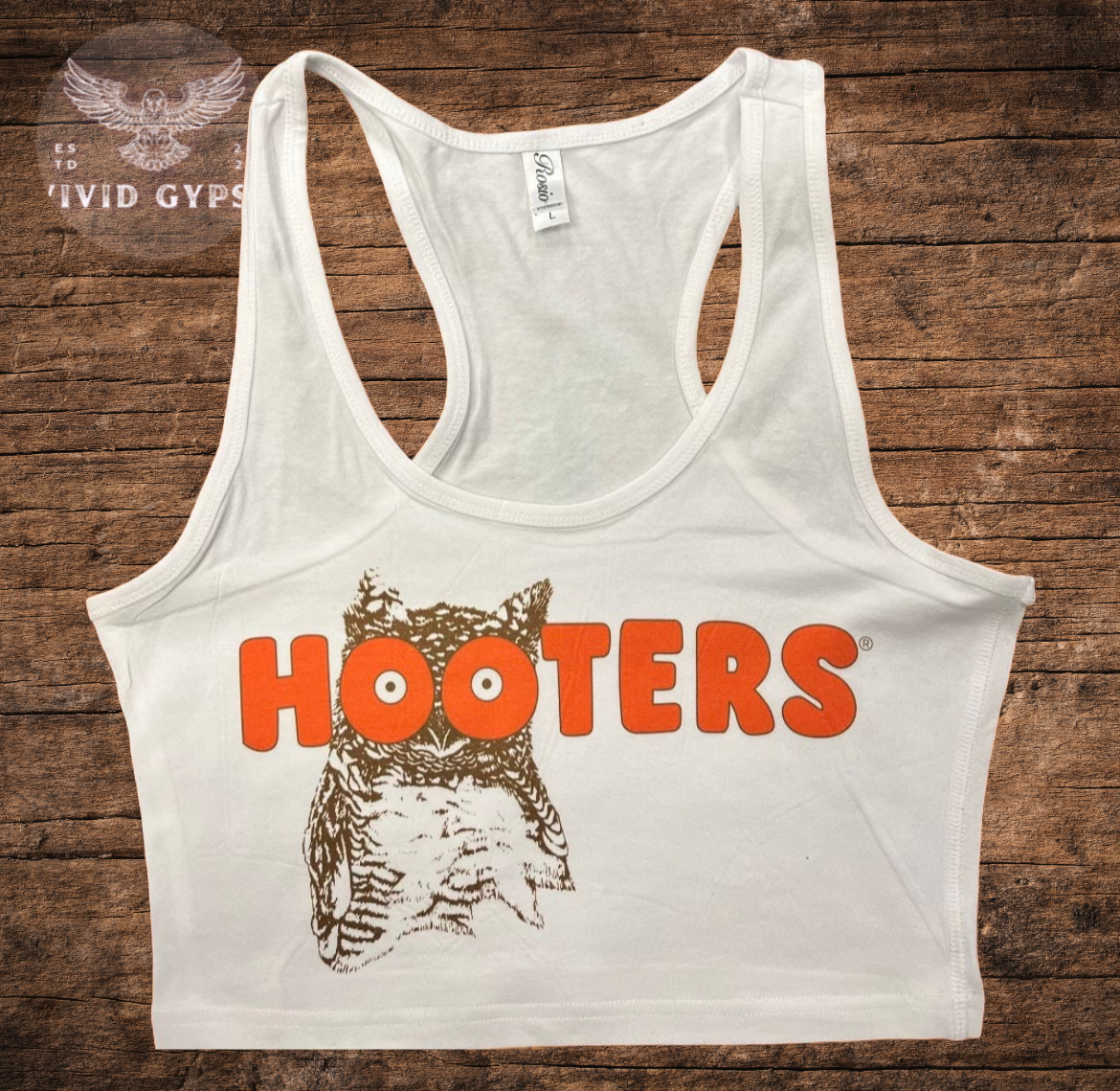 HOOTERS Inspired Crop Tank Top