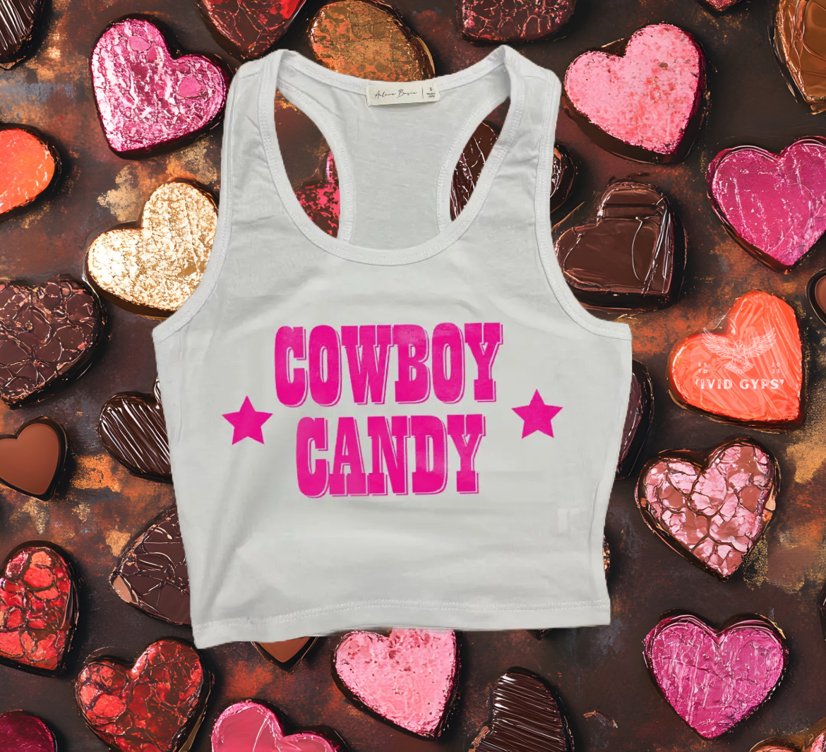 Cowboy Candy - Crop Tank Top