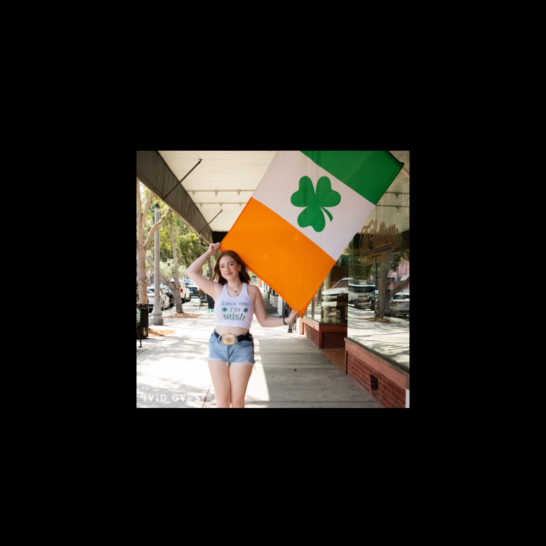 Kiss Me I’m Irish - Crop Tank Top