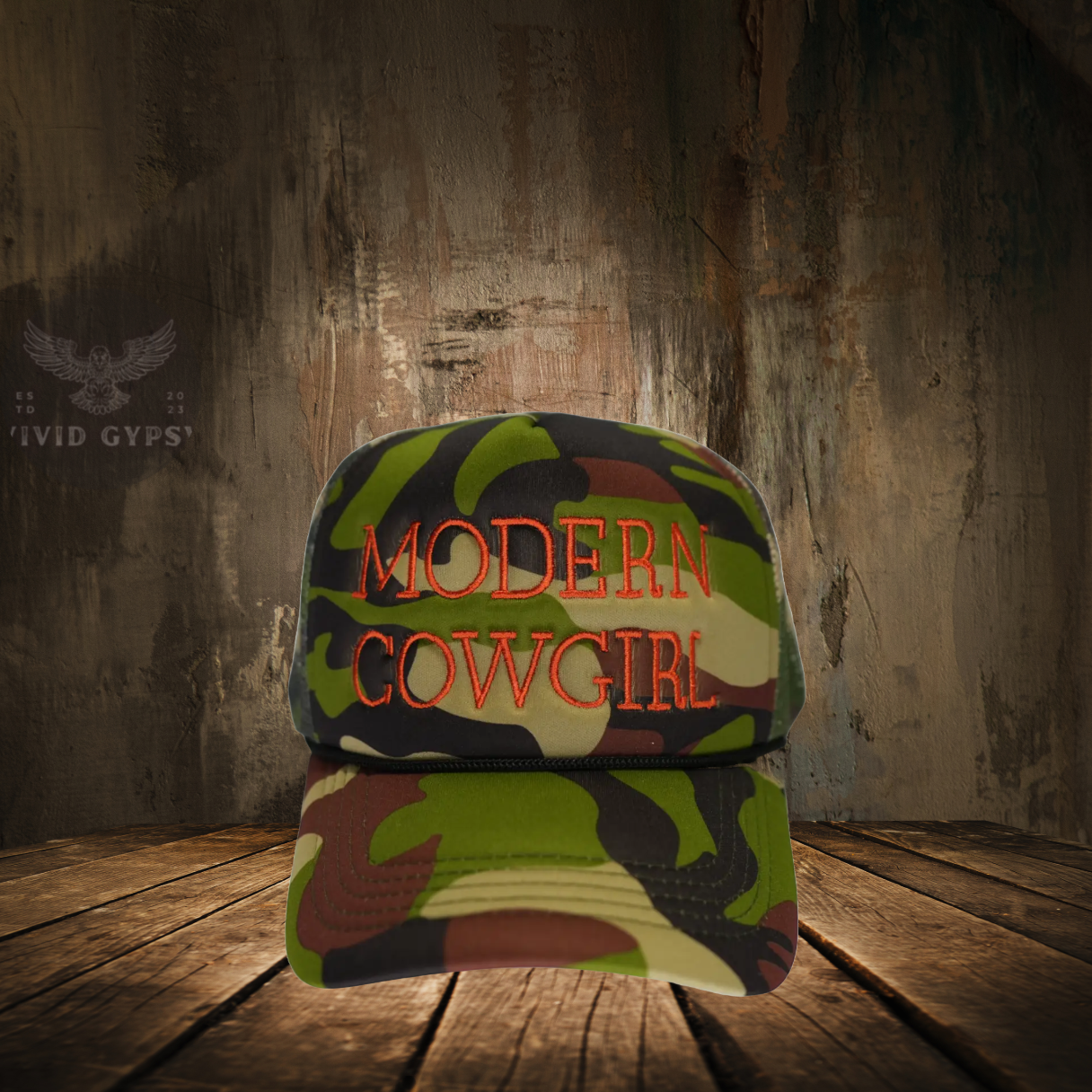 Modern Cowgirl - Embroidered Trucker Hat