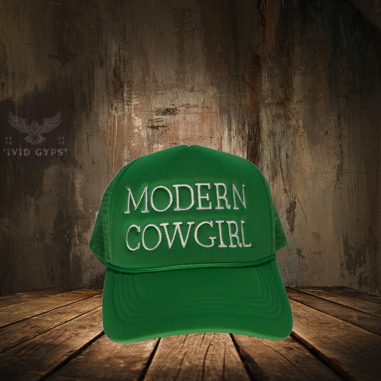 Modern Cowgirl - Embroidered Trucker Hat