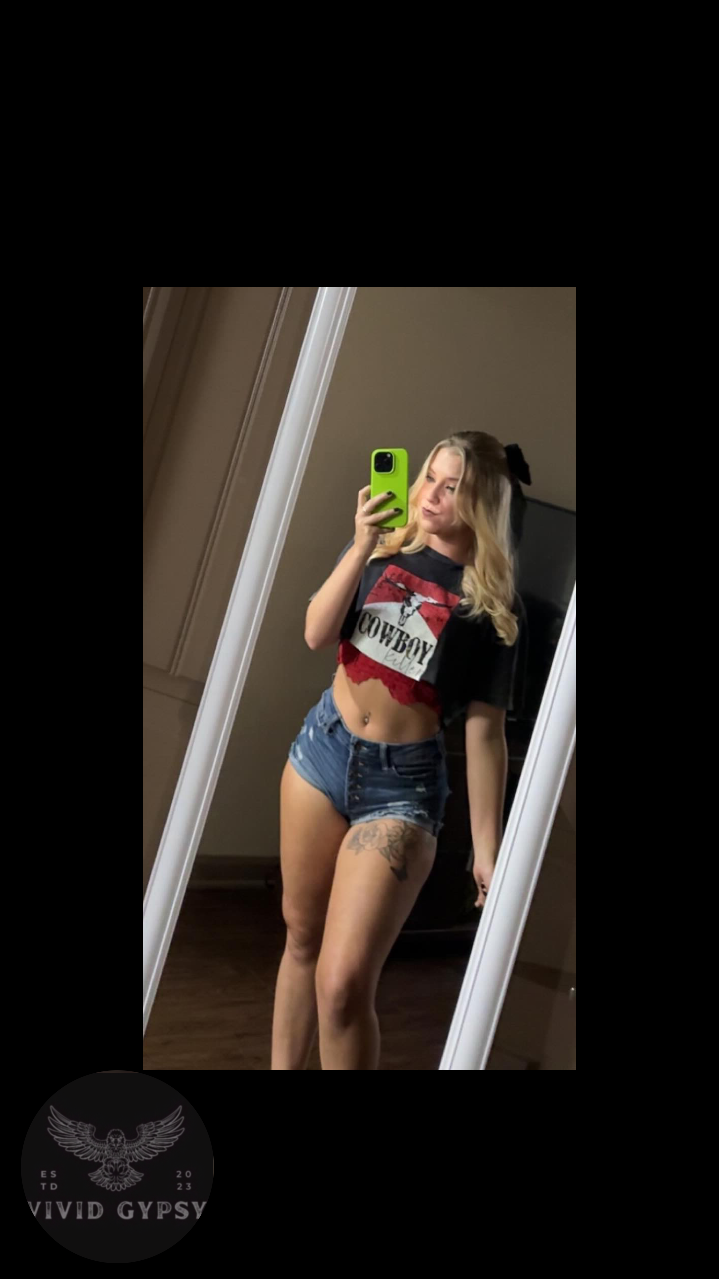 Cowboy Killer - Vintage Crop Top