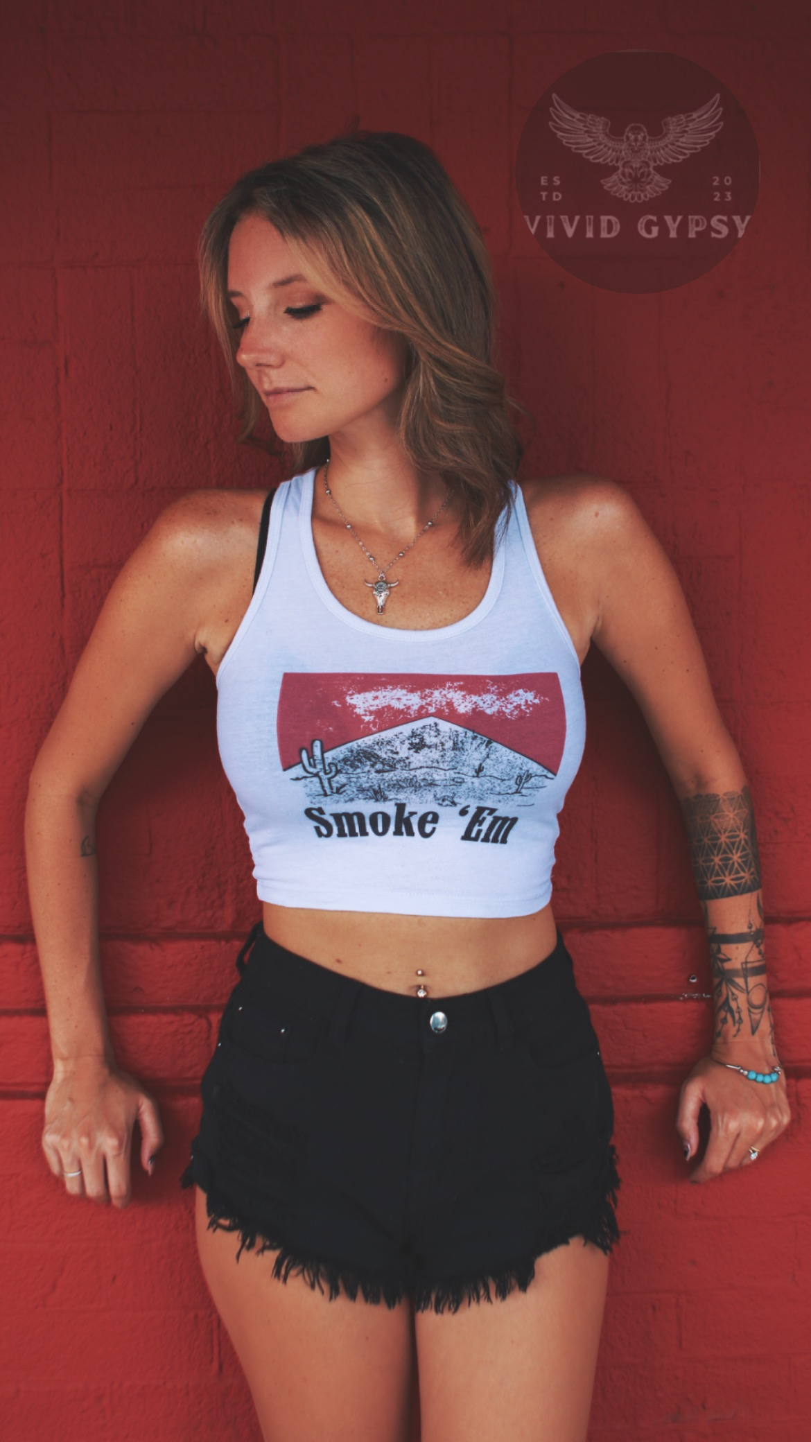 Smoke ‘Em - Crop Tank Top