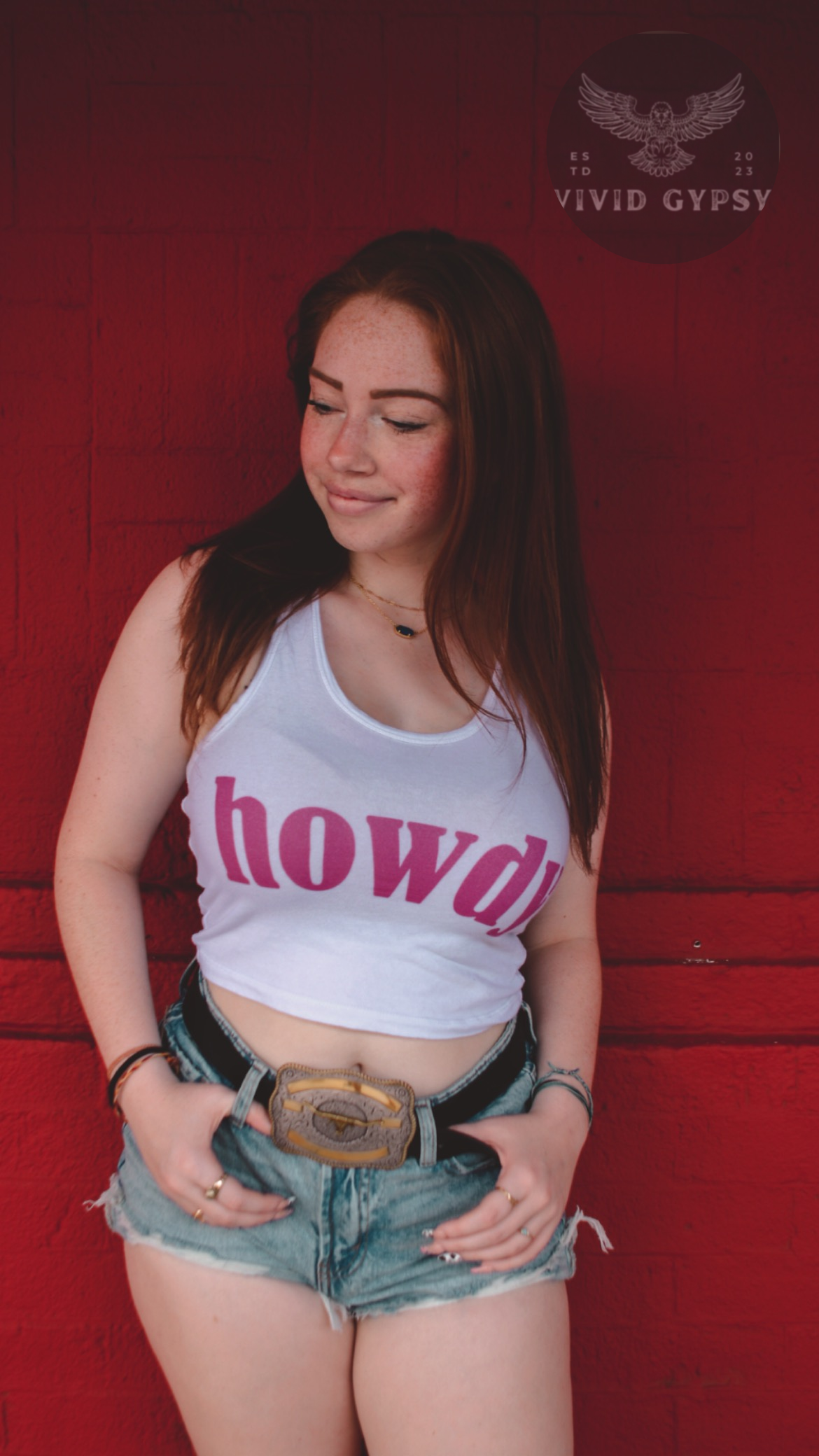 HOWDY - Crop Tank Top