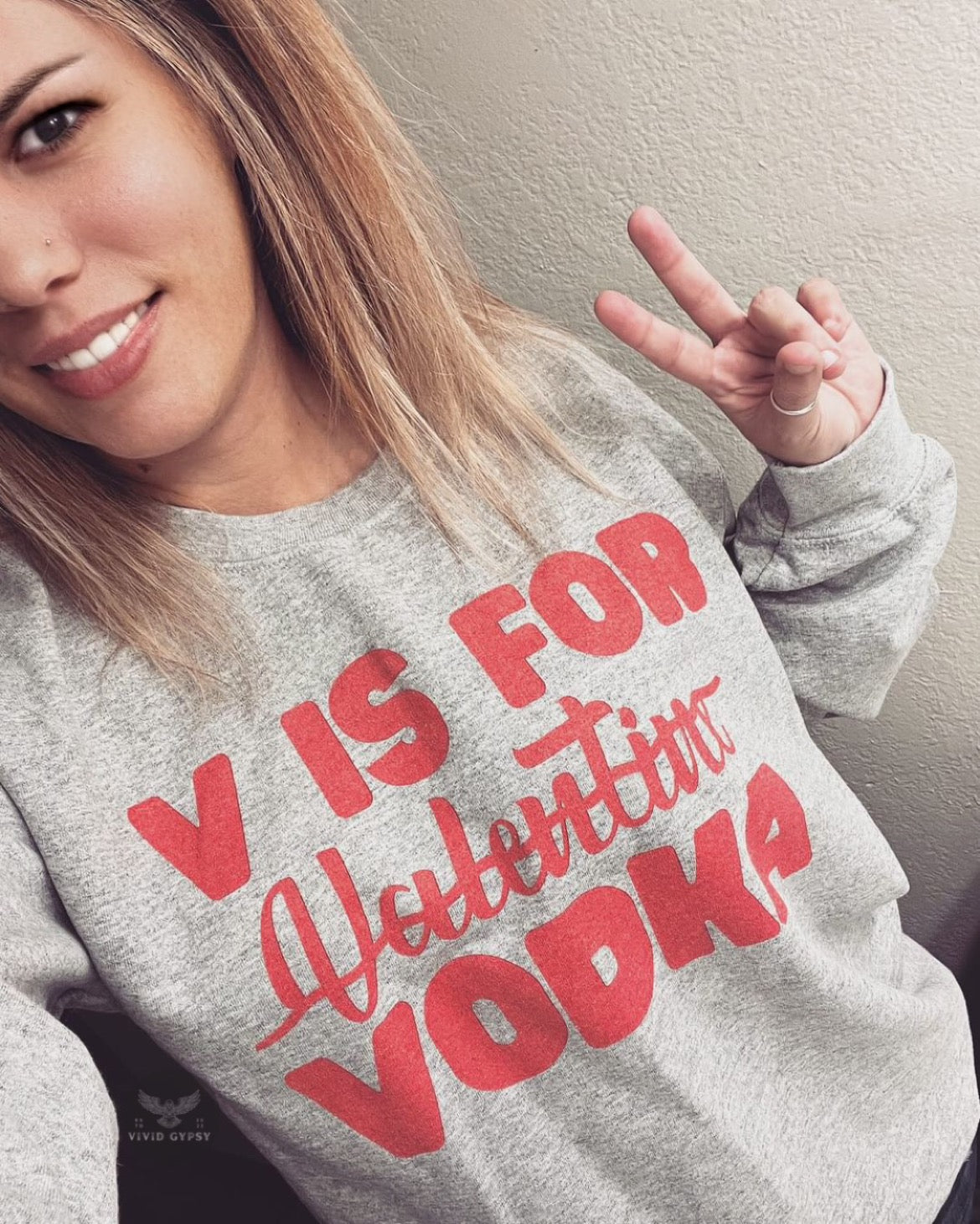 V Is For Vodka Fleece READY TO SHIP
