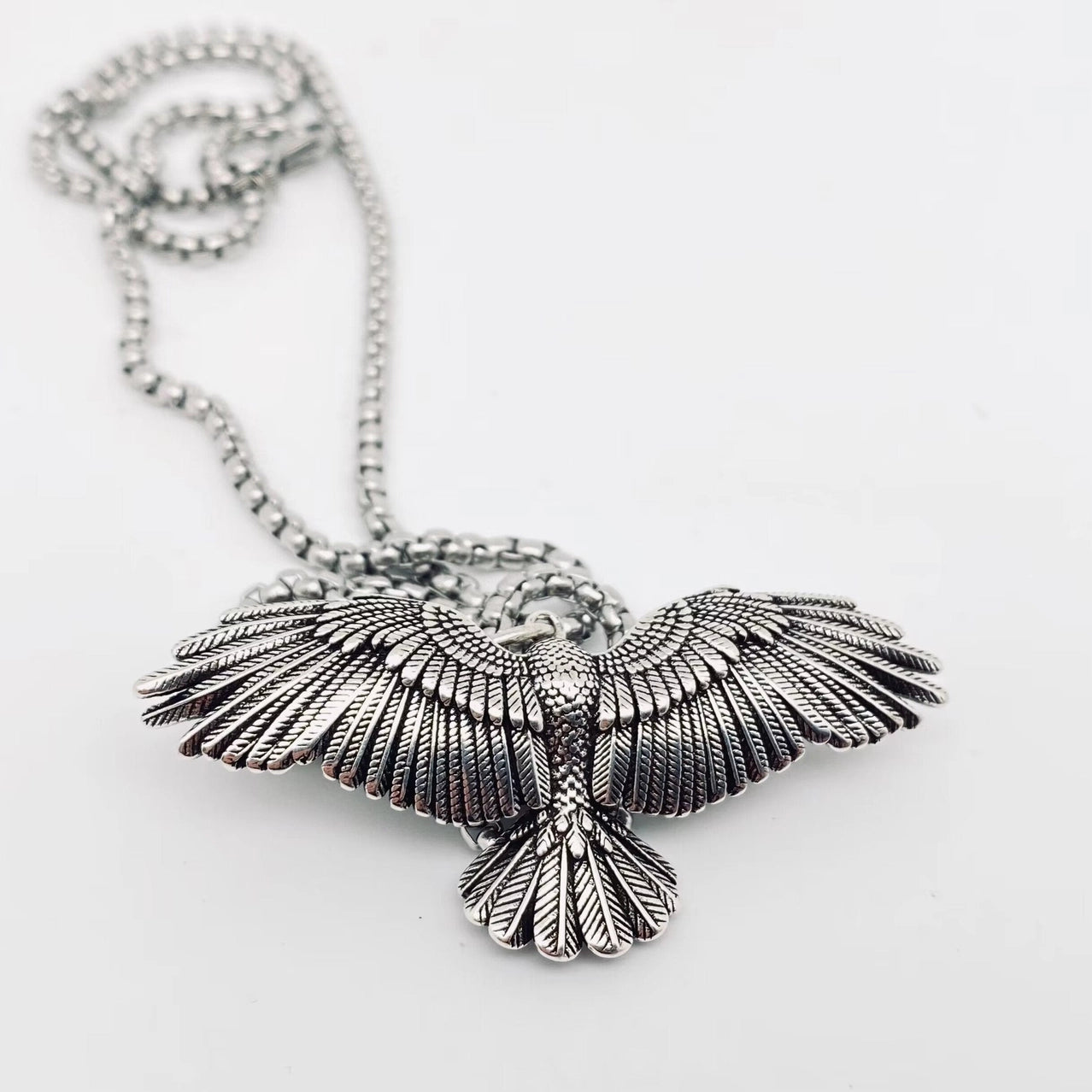Official Vivid Gypsy Eagle Wings Pendant Men's Necklace