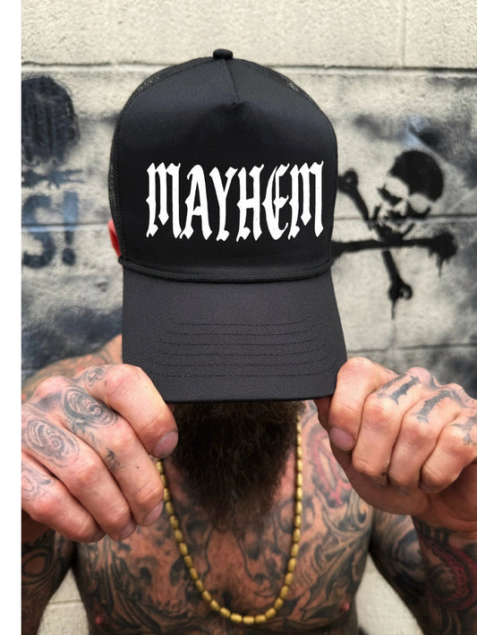 MAYHEM CURVED BILL BLACK HAT