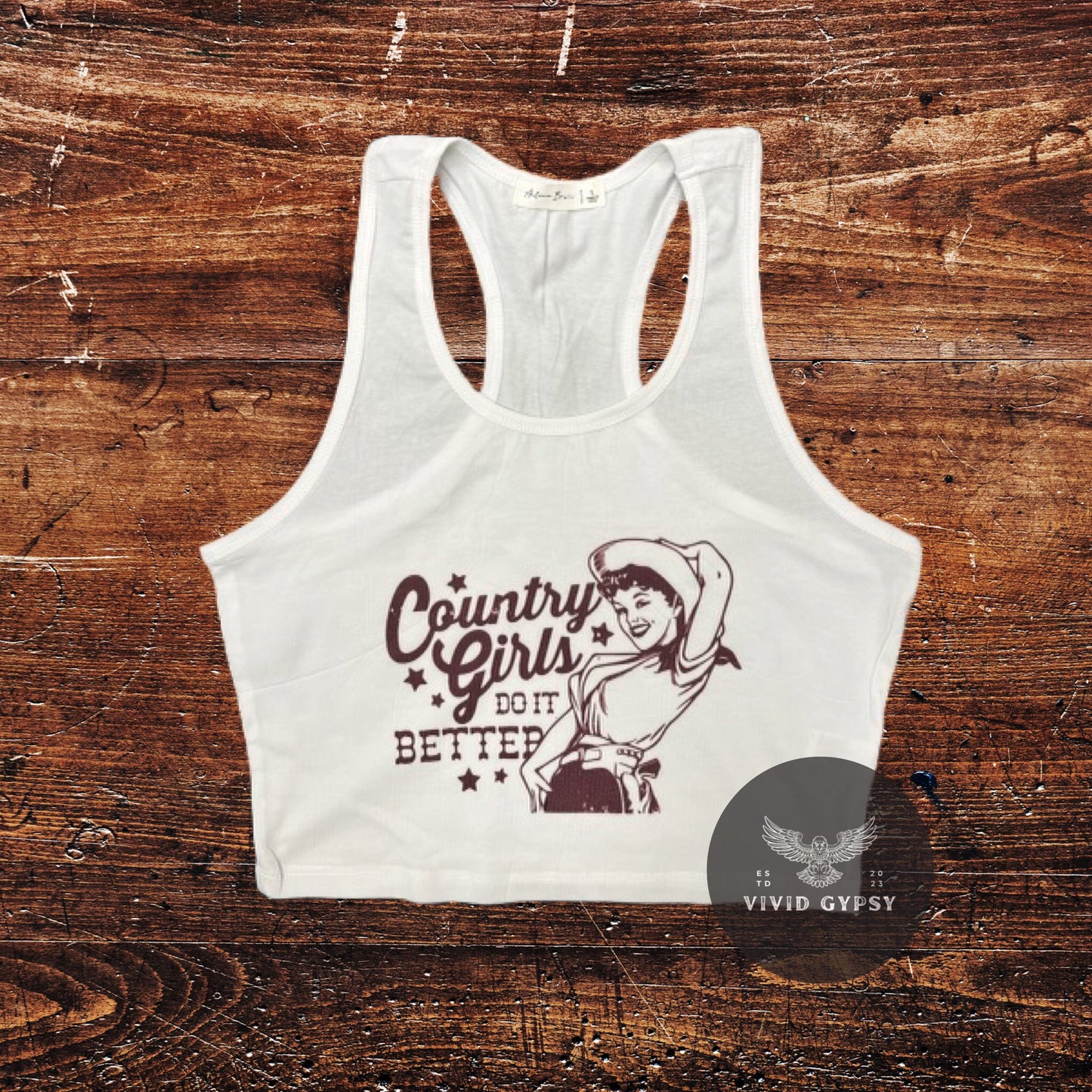 Country Girls Do It Better - Crop Tank Top