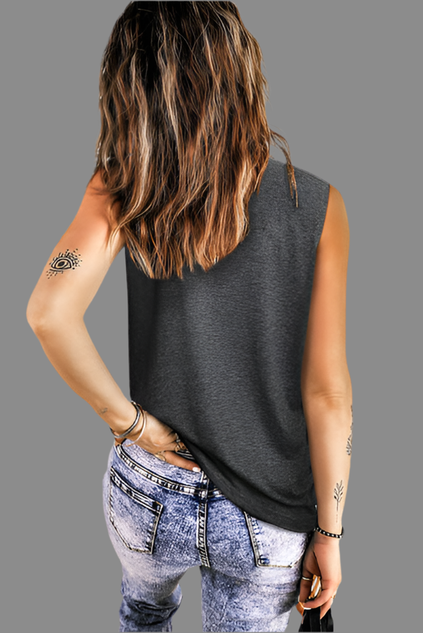 Long Live Cowgirls Graphic Round Neck Tank