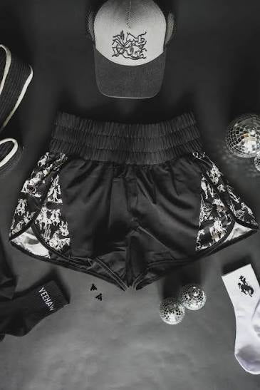 Midnight Round Athletic Shorts