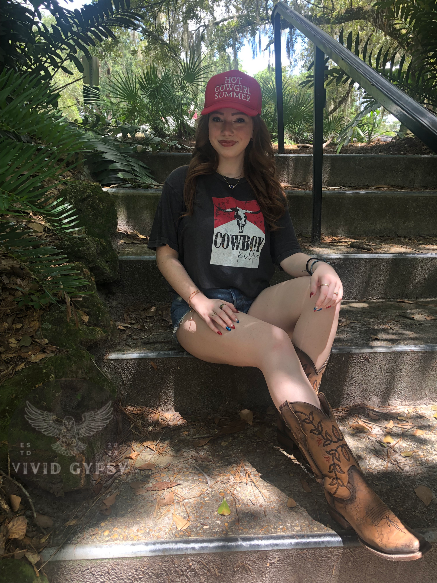 Cowboy Killer - Vintage Crop Top