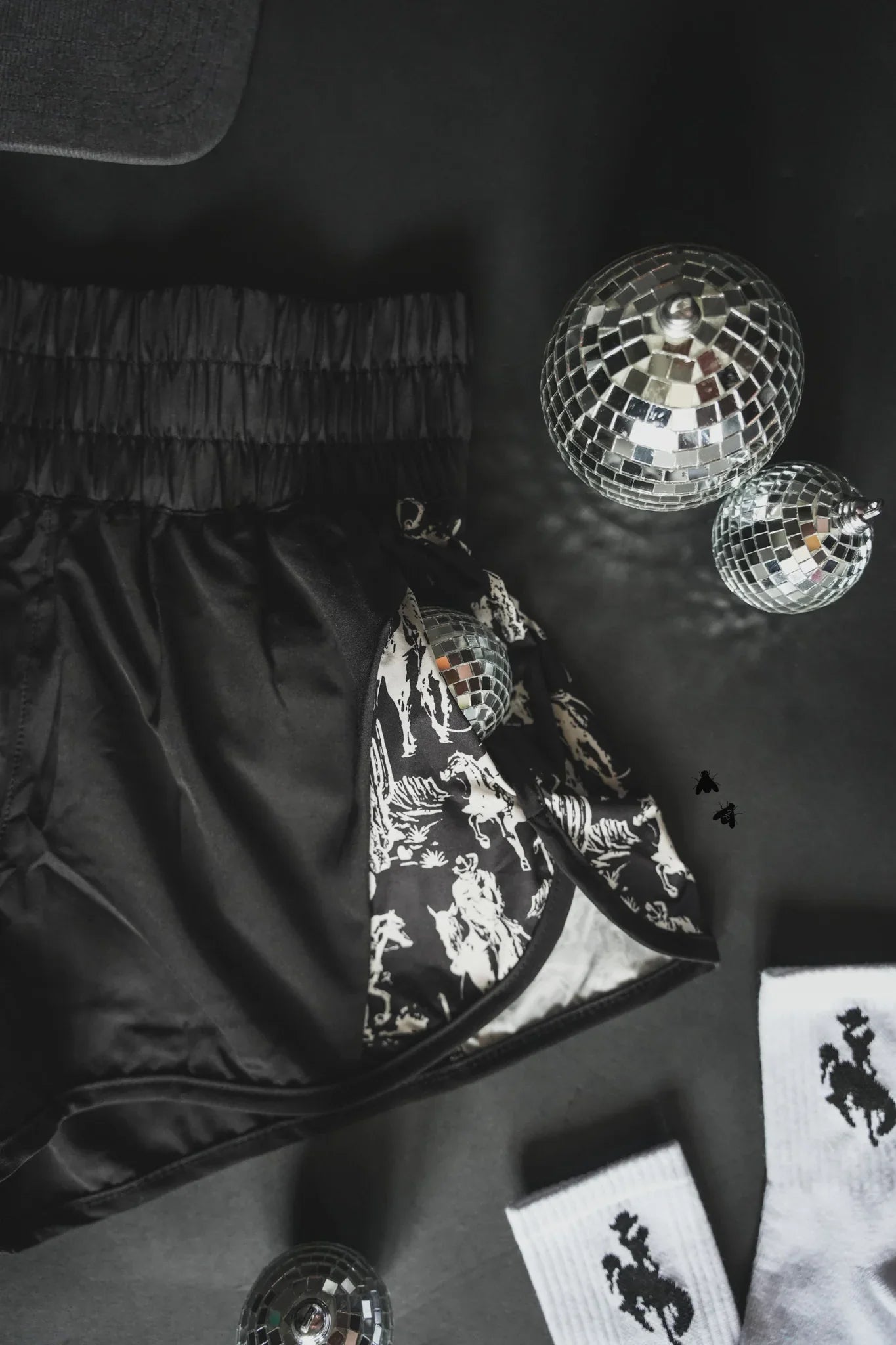 Midnight Round Athletic Shorts