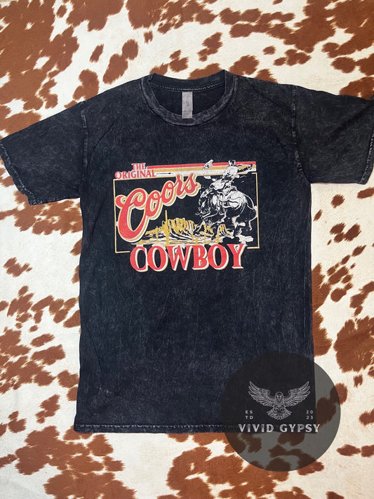 Original Coors Cowboy - Vintage T-shirt