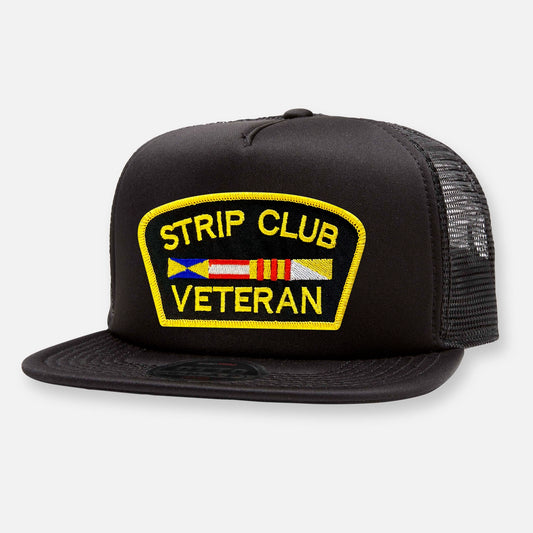 The 'Strip Club Veteran' Flat Bill