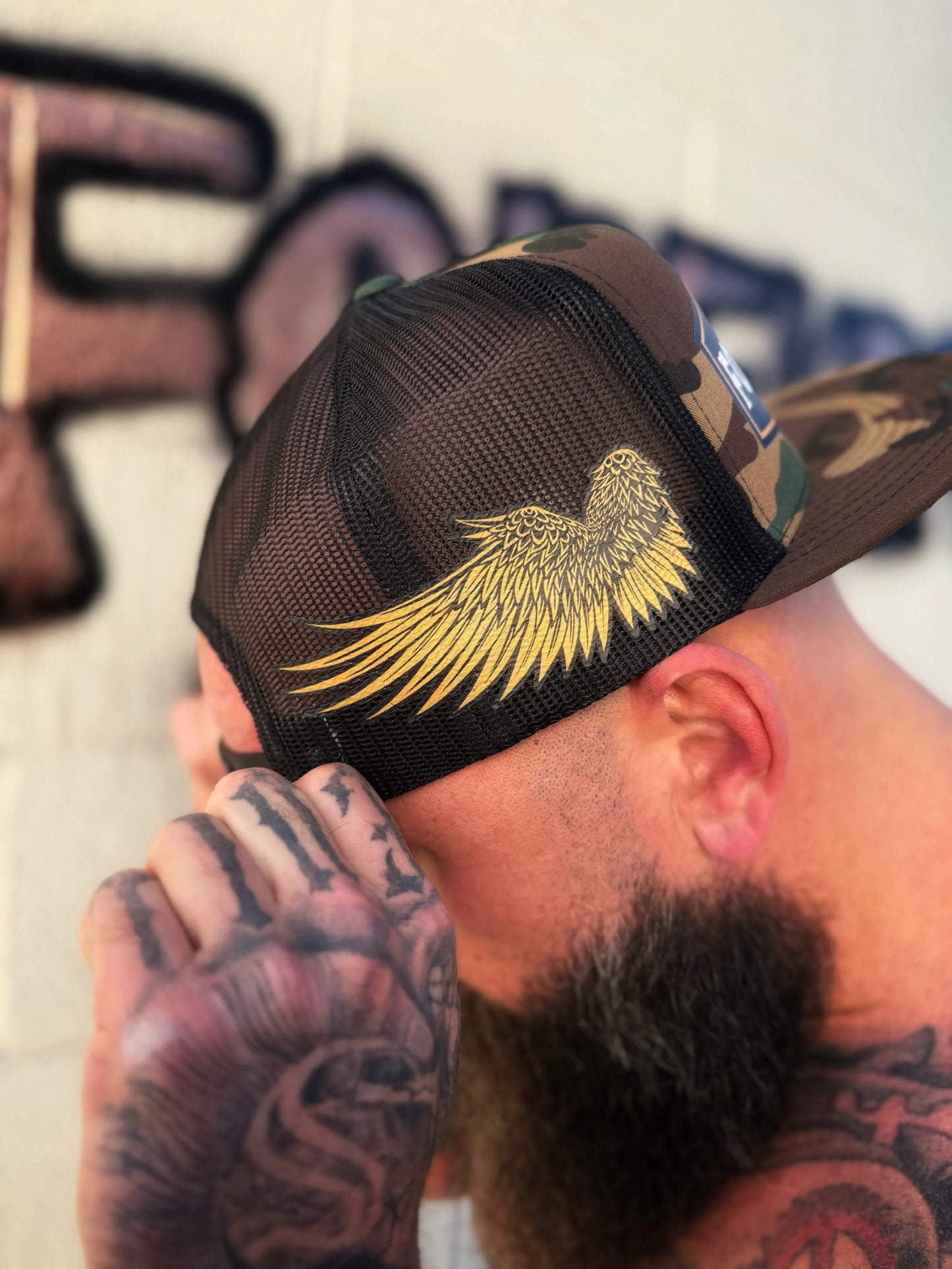 FOREVER FREE GREEN CAMO HAT