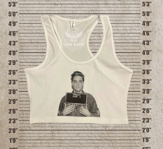 Jail House Rock - Crop Tank Top