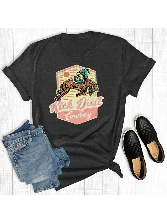 Kick Dust Cowboy Tee