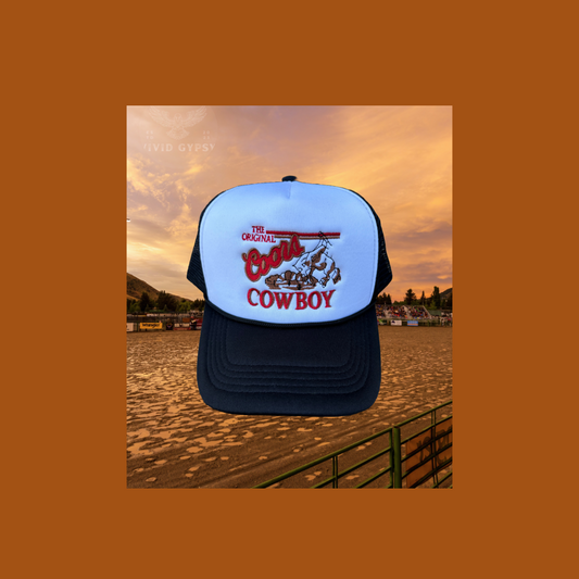 Original Rodeo Cowboy Embroidered Trucker Hat