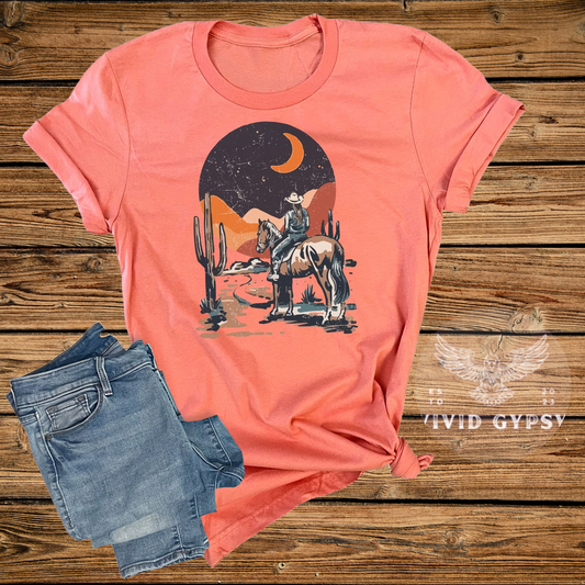 Cowgirl Sunset Tee