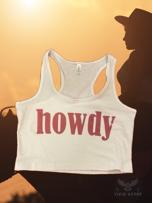 HOWDY - Crop Tank Top