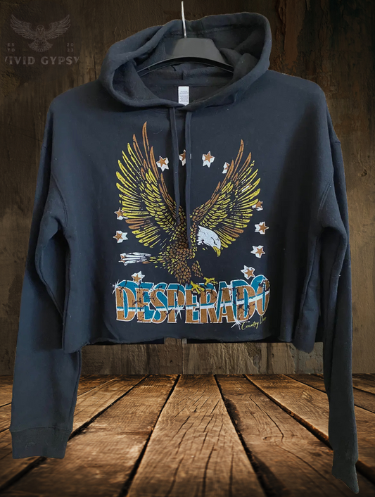 Desperado Cropped Hooded Sweatshirt