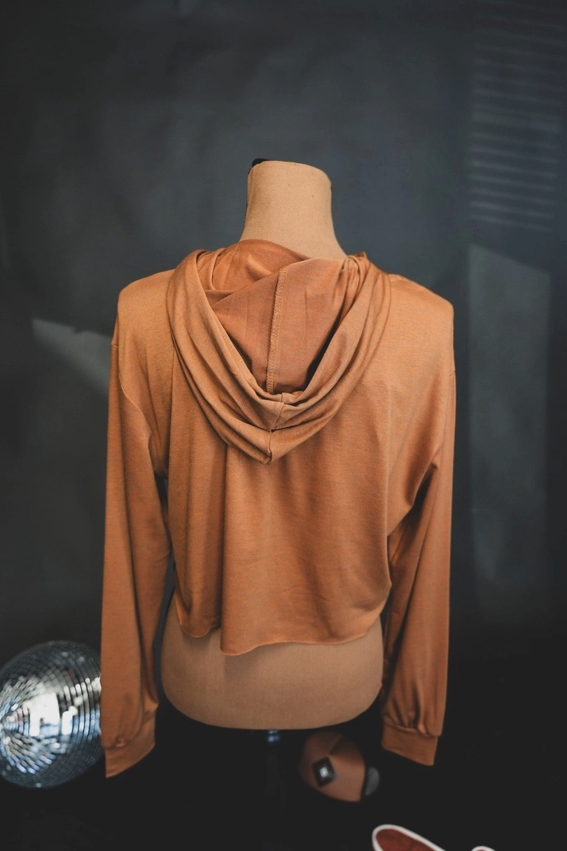 Cowboy Caller Cropped Hoodie