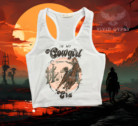 Cowgirl Era - Crop Tank Top