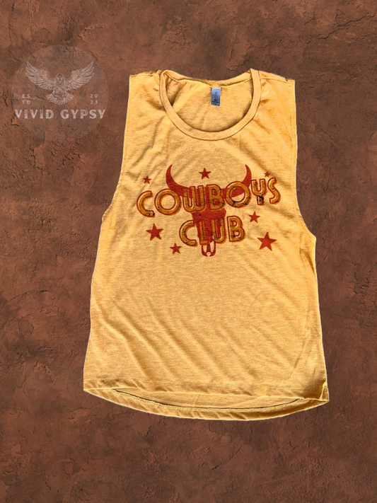 Cowboys Club - Heather Mustard - Festival Tank