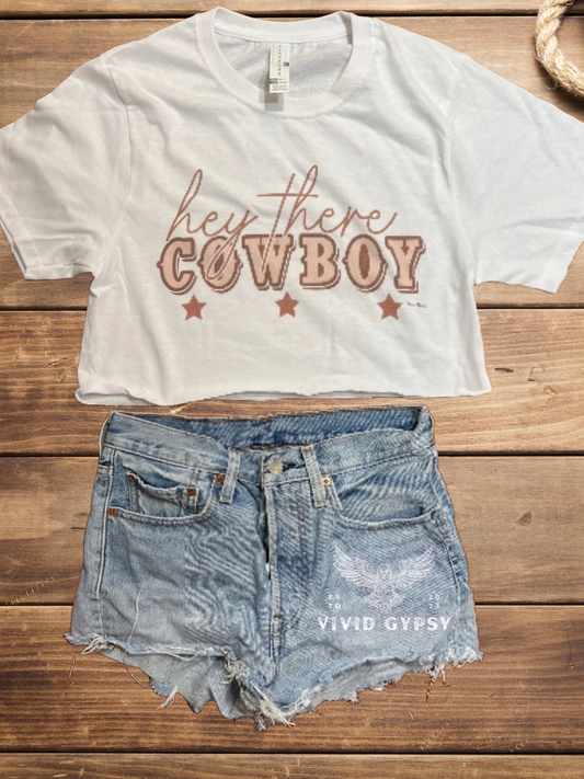 hey there COWBOY - Crop Top
